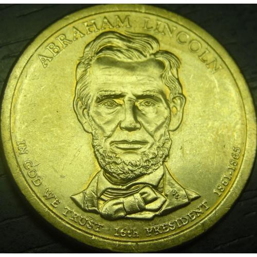 1 долар 2010 D США Авраам Лінкольн