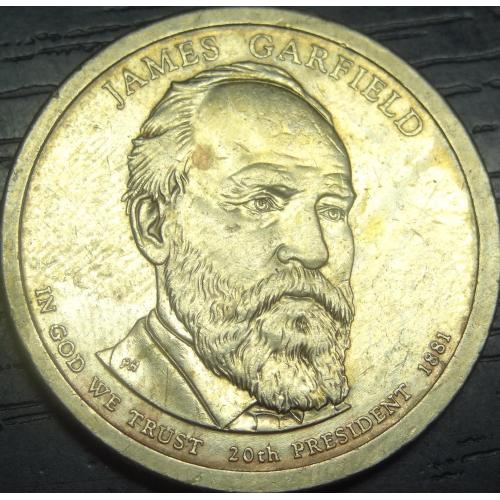 1 долар 2011 P США  Джеймс Гарфілд