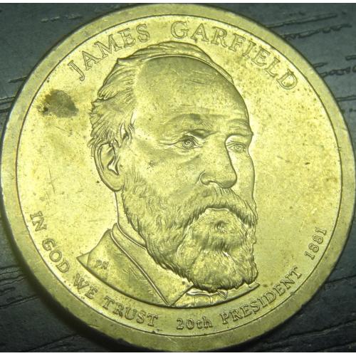 1 долар 2011 P США Джеймс Гарфілд