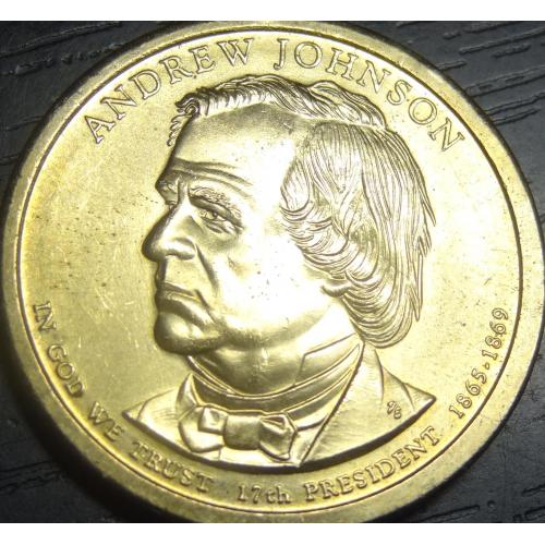 1 долар 2011 P  США  Ендрю Джонсон