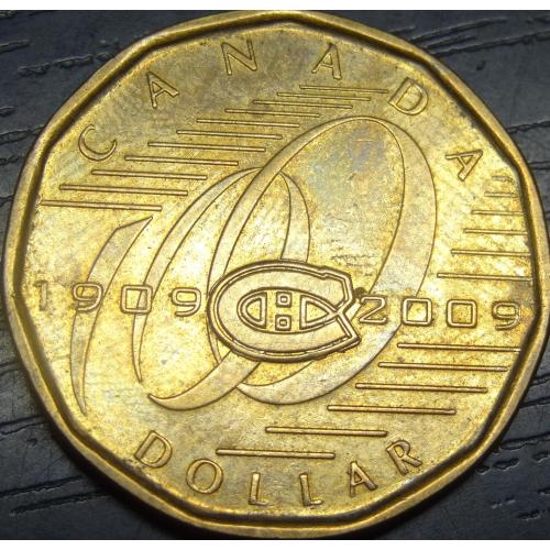 1 долар Канада 2009 Монреаль Канадієнс
