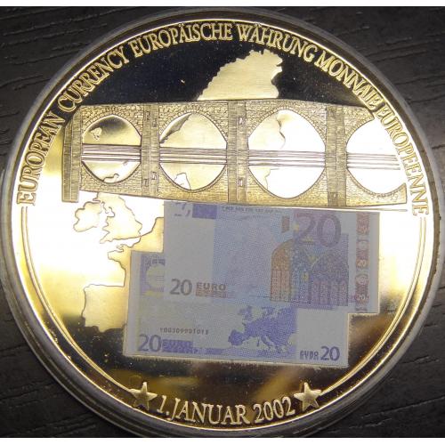 1 долар Ліберія 2002 Європейські банкноти - 20 євро