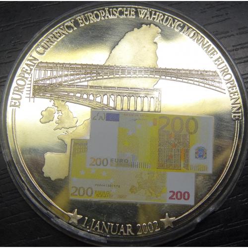 1 долар Ліберія 2002 Європейські банкноти - 200 євро