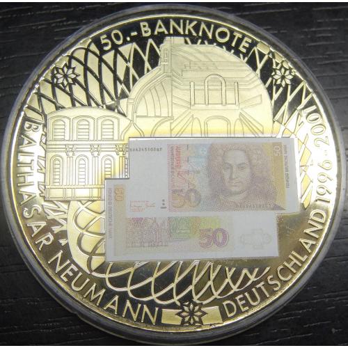 1 долар Ліберія 2002 Європейські банкноти - 50 марок