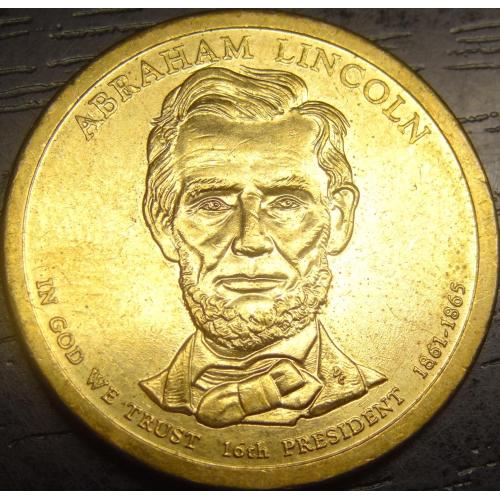 1 долар США 2010 P  Авраам Лінкольн