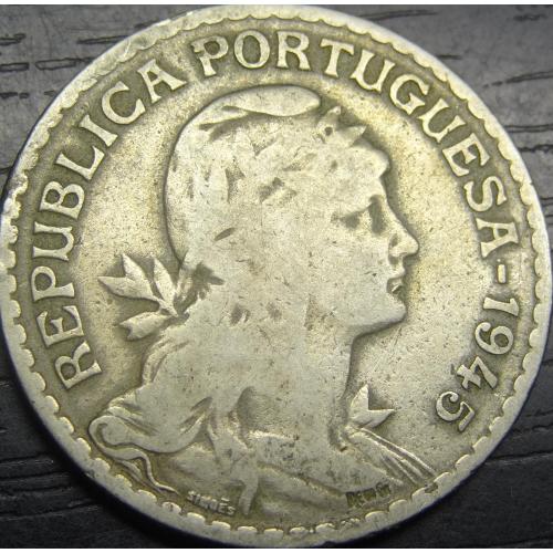 1 ескудо 1945 Португалія