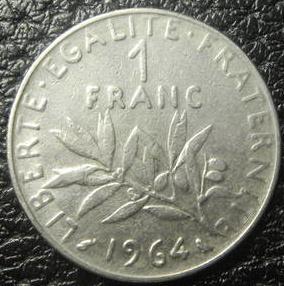 1 франк 1964 Франція