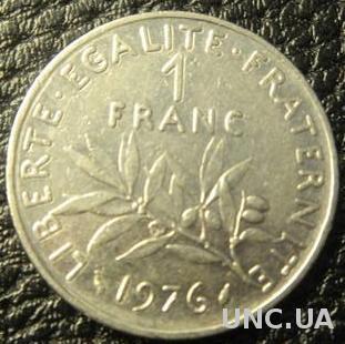 1 франк 1976 Франція