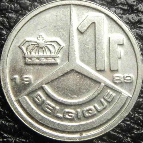 1 франк 1989 Бельгія Belgique