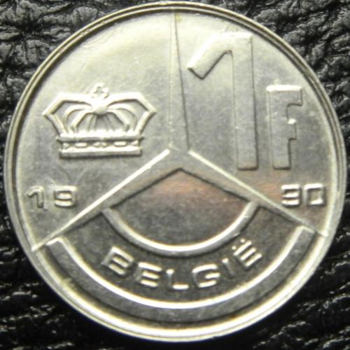 1 франк 1990 Бельгія Belgie