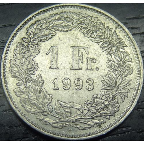 1 франк 1993 Швейцарія