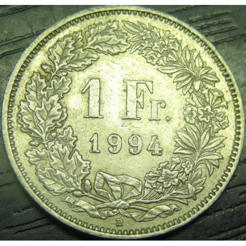 1 франк 1994 Швейцарія
