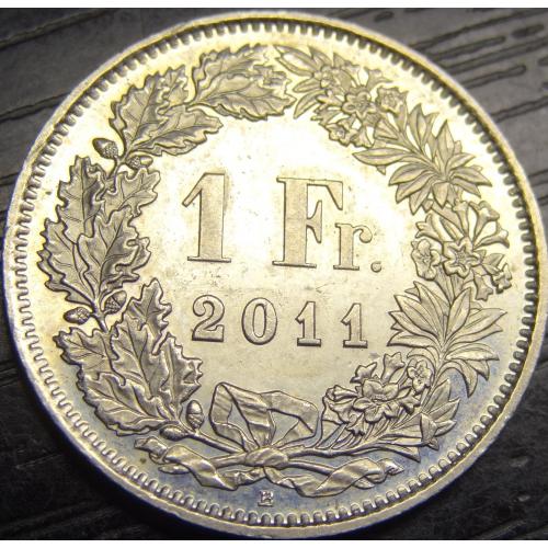 1 франк 2011 Швейцарія