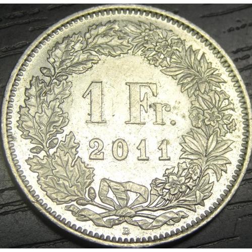 1 франк 2011 Швейцарія