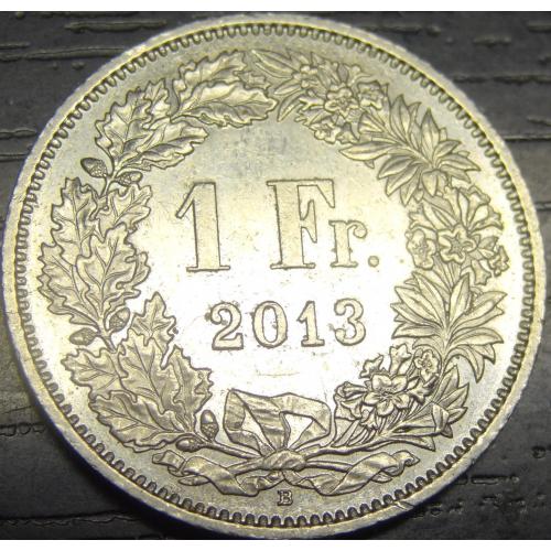 1 франк 2013 Швейцарія