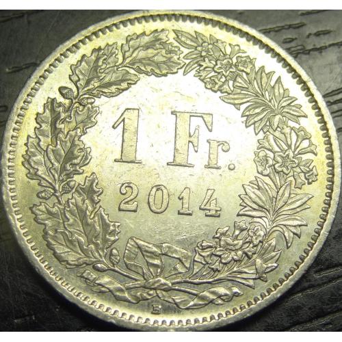 1 франк 2014 Швейцарія