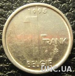 1 франк Бельгія 1995 Belgie