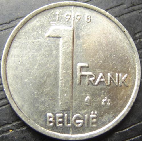 1 франк Бельгія 1998 Belgie