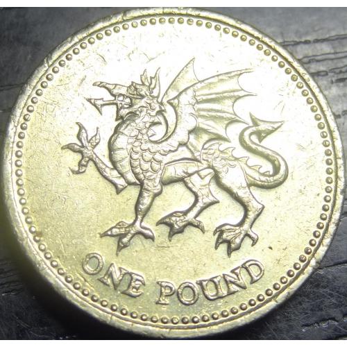 1 фунт 2000 Британія Дракон