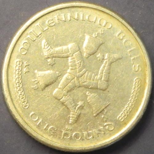 1 фунт 2002 AA Мен
