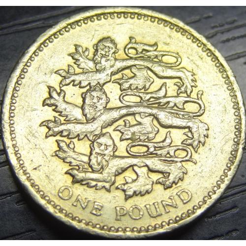 1 фунт 2002 Британія леви