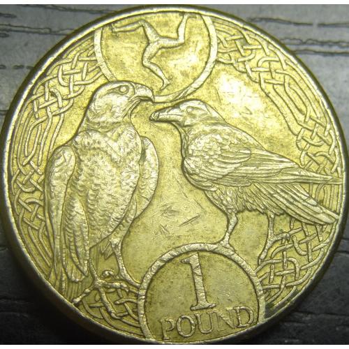 1 фунт 2017 Мен 