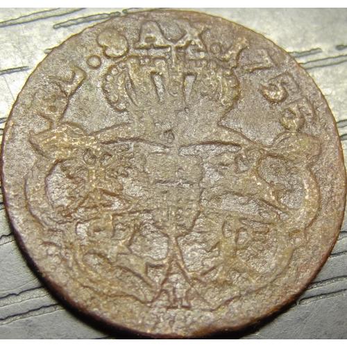 1 грош 1755 H Польща