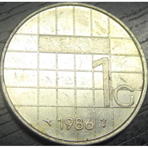 1 гульден 1986 Нідерланди