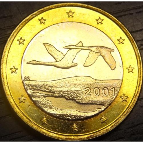 1 євро 2001 Фінляндія UNC