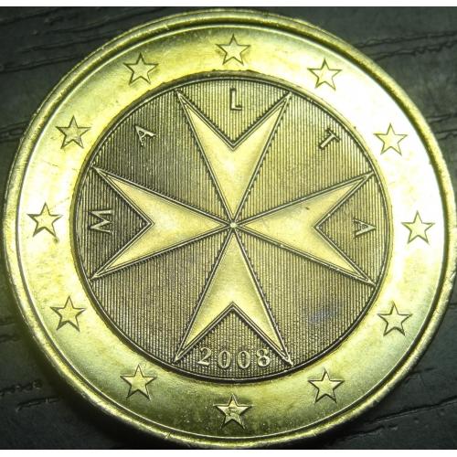 1 євро 2008 Мальта UNC