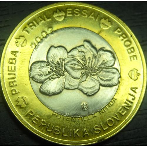 1 євро Словенія 2003 UNC проба