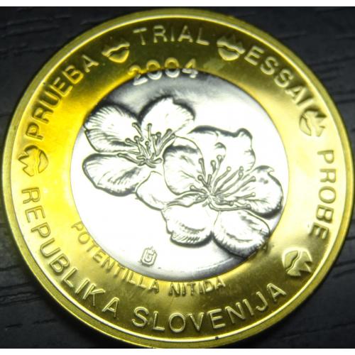 1 євро Словенія 2004 UNC проба