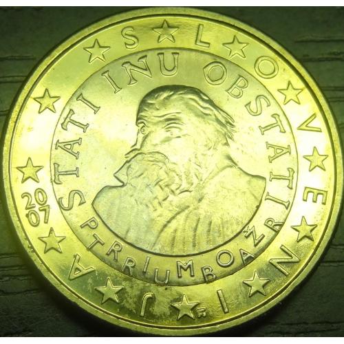 1 євро Словенія 2007 UNC