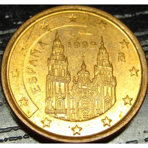 1 євроцент 1999 Іспанія