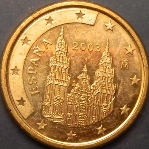 1 євроцент 2003 Іспанія