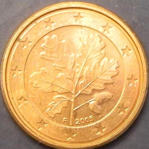 1 євроцент 2005 F Німеччина