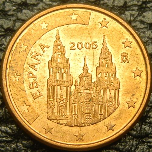 1 євроцент 2005 Іспанія