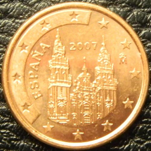 1 євроцент 2007 Іспанія
