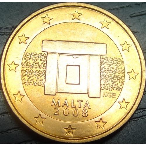 1 євроцент Мальта 2008 UNC