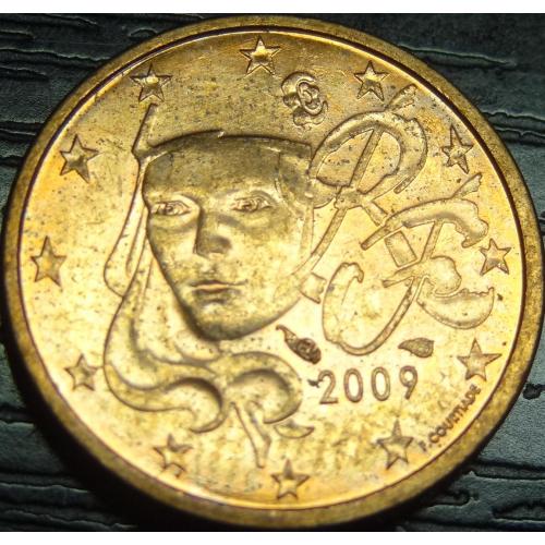 1 євроцент 2009 Франція