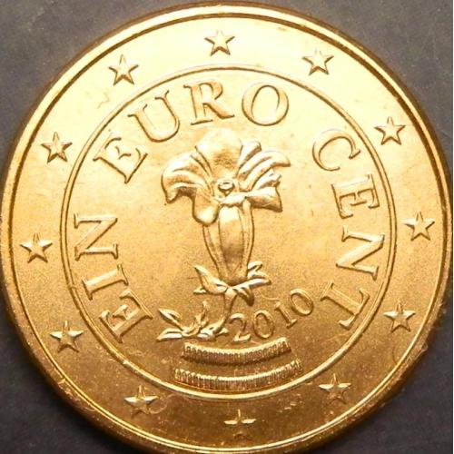 1 євроцент 2010 Австрія UNC