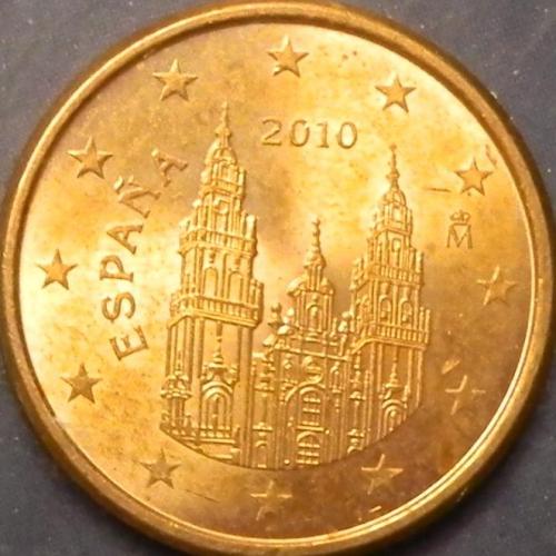 1 євроцент 2010 Іспанія