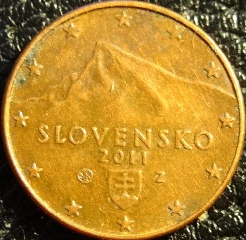 1 євроцент 2011 Словаччина