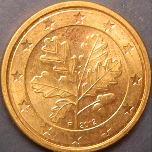 1 євроцент 2012 F Німеччина