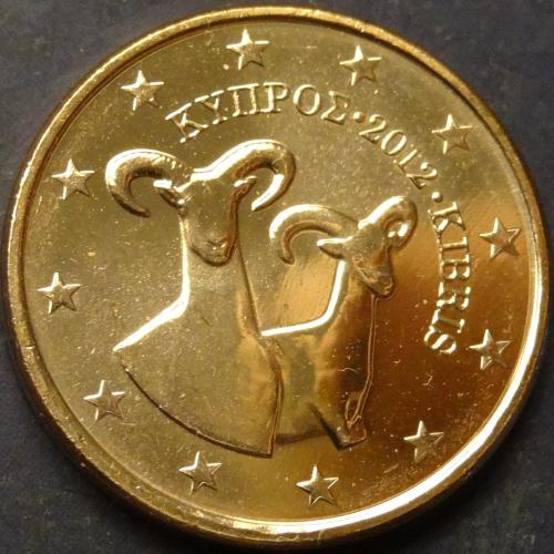 1 євроцент 2012 Кіпр UNC рідкісна