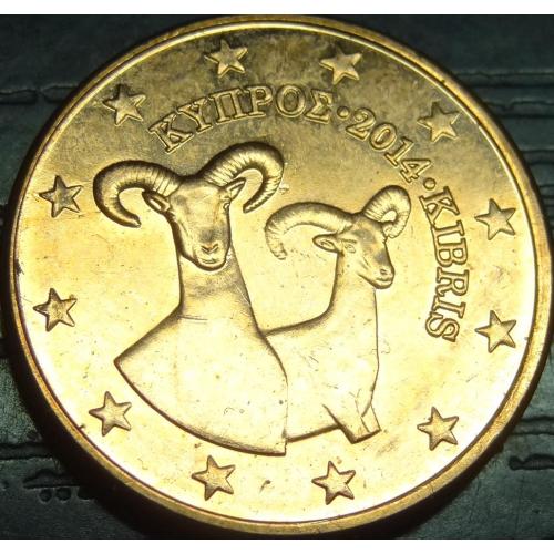 1 євроцент 2014 Кіпр UNC рідкісна
