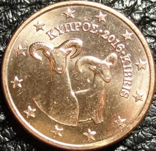 1 євроцент 2016 Кіпр UNC