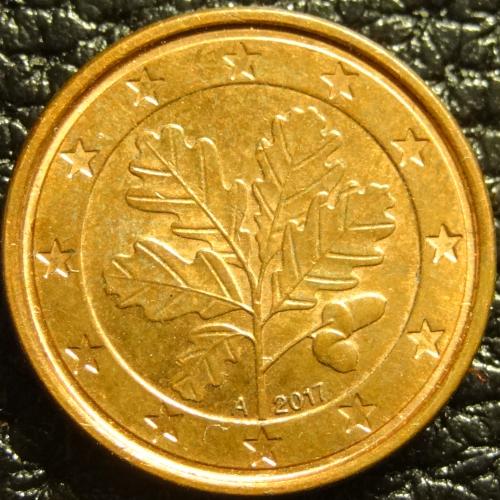 1 євроцент 2017 A Німеччина