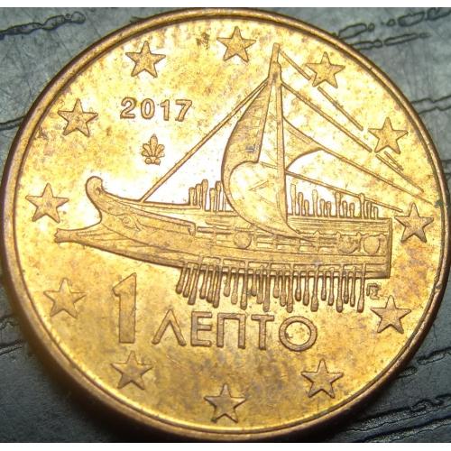 1 євроцент 2017 Греція