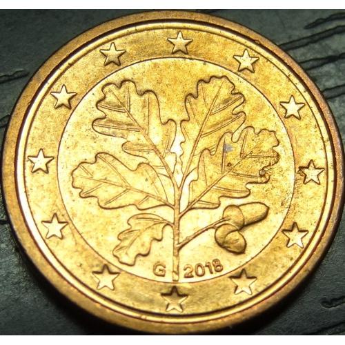1 євроцент 2018 G Німеччина